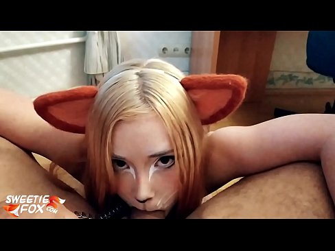 ❤️ Kitsune engole a pila e o esperma na boca Porno porno em nós ❌❤